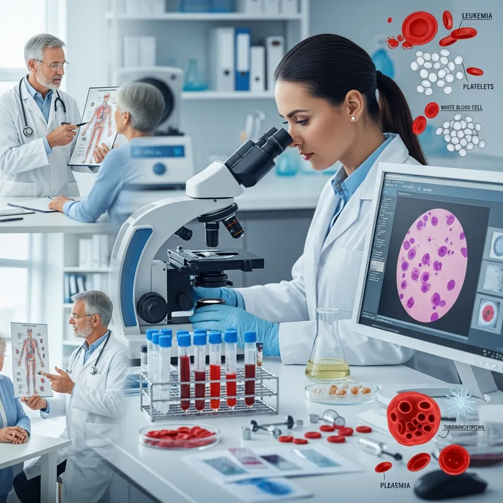 Blood disease diagnosis and treatment process