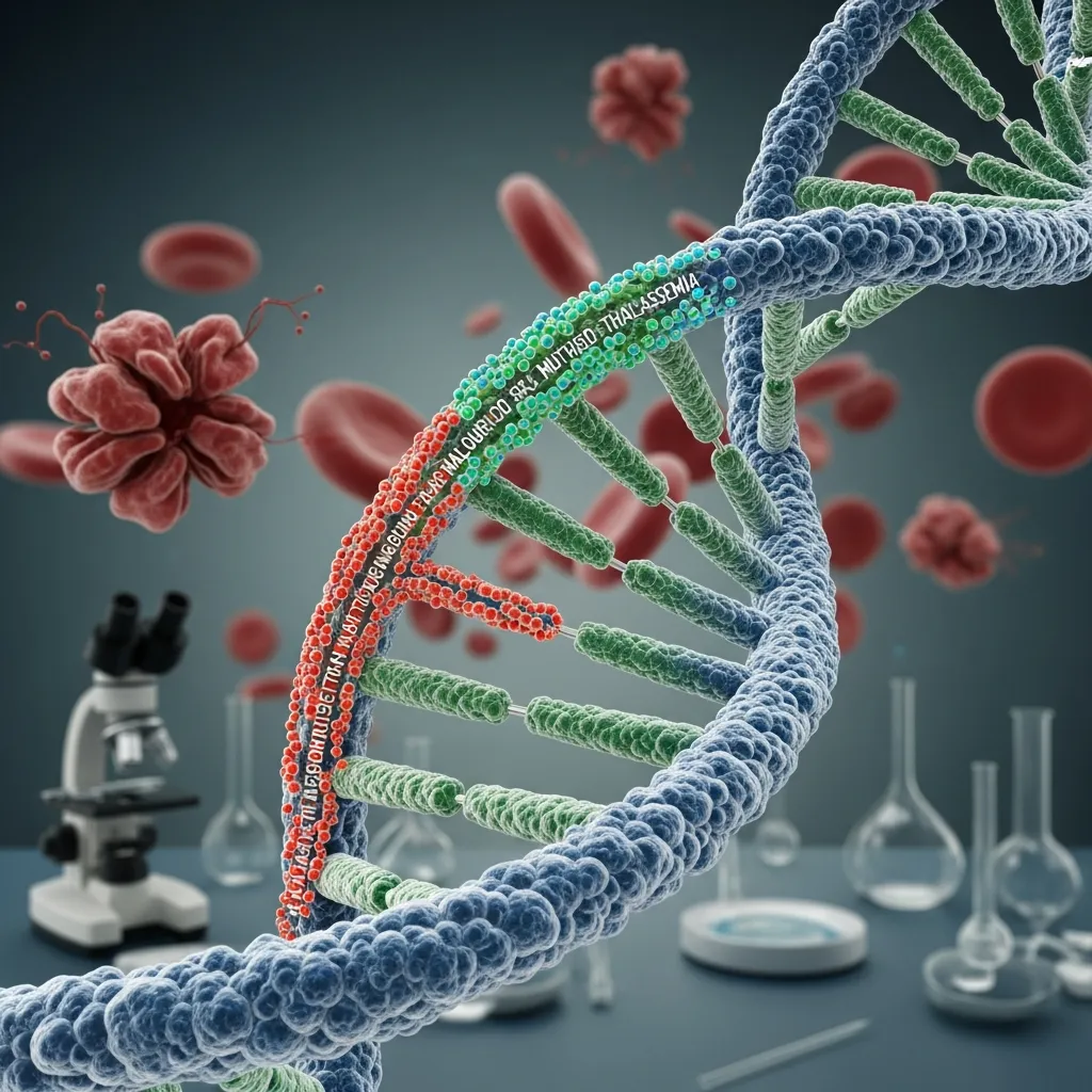 Genetic cause of thalassemia