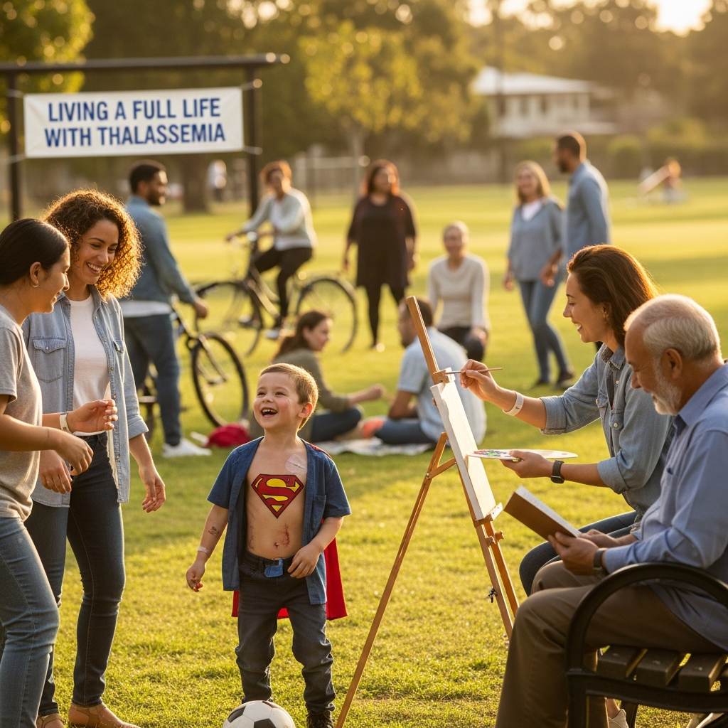 Living a full life with thalassemia