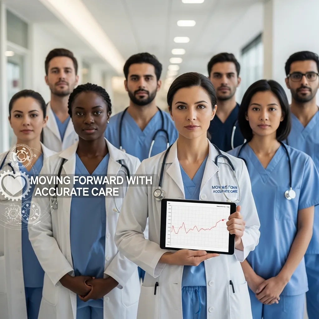 Accurate anemia care illustration