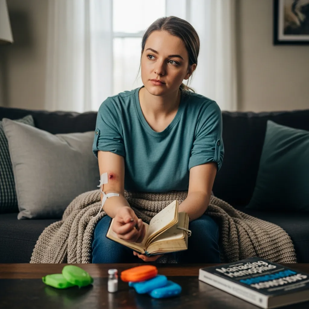 Alt text Female living with hemophilia