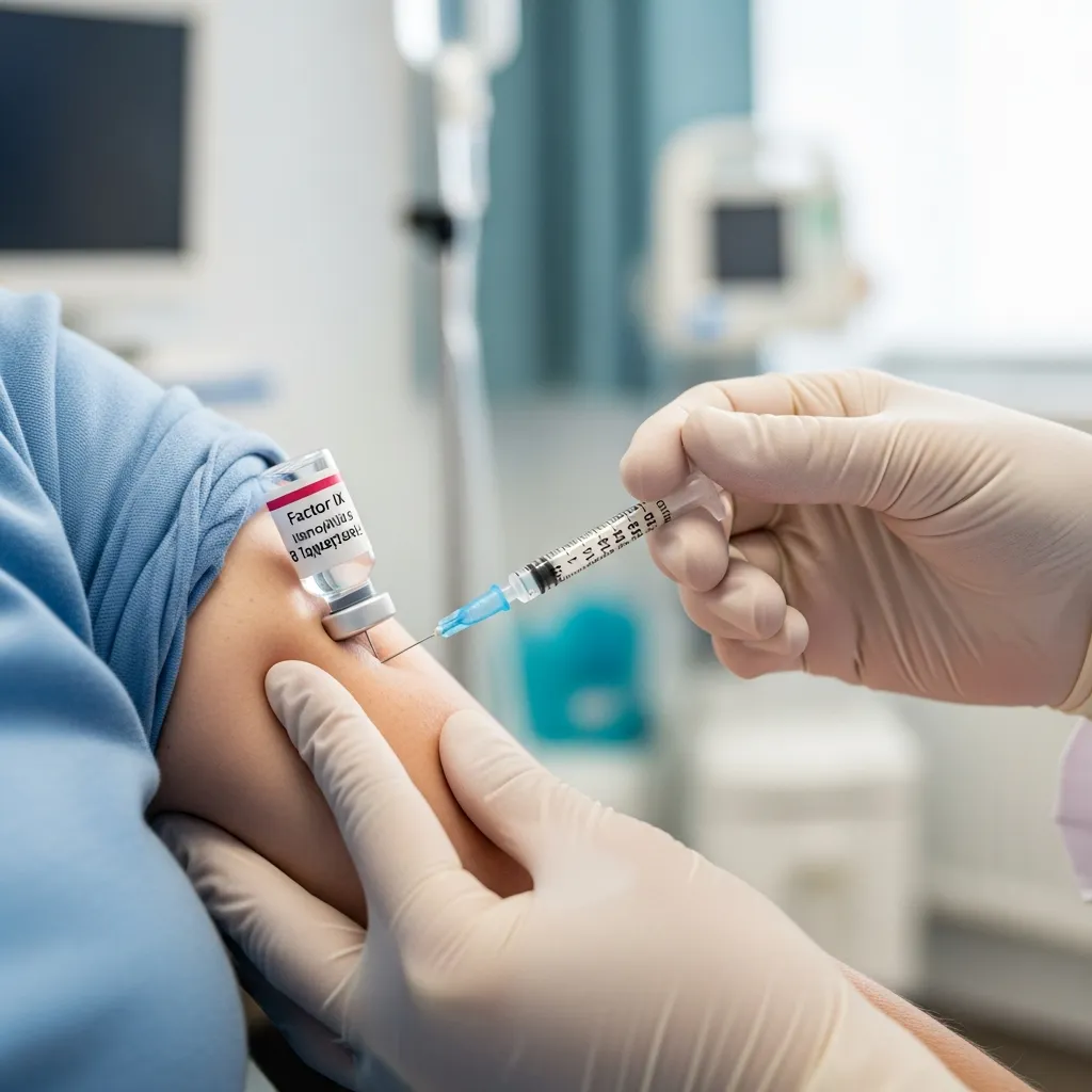 Hemophilia B management steps