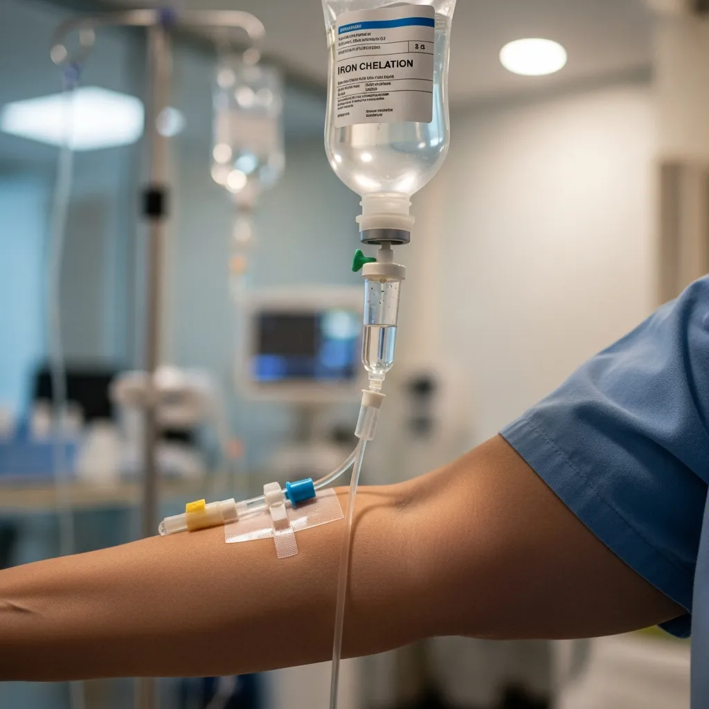 Iron chelation therapy