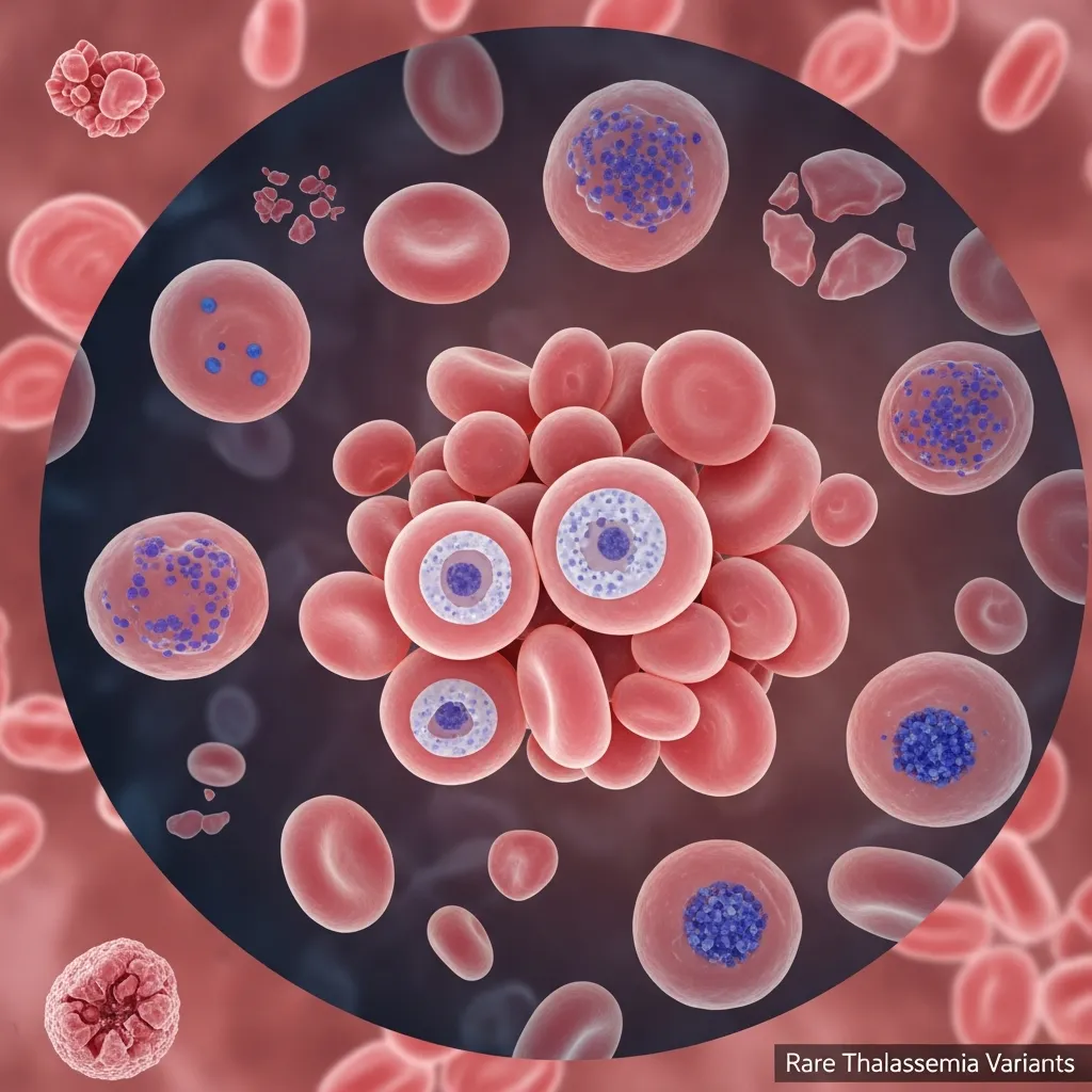 Rare thalassemia types.