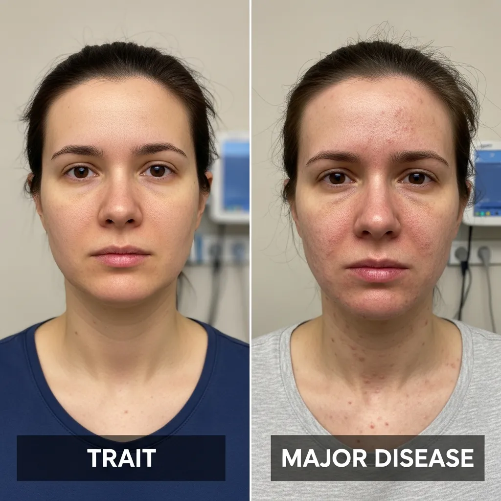 Trait vs major thalassemia comparison