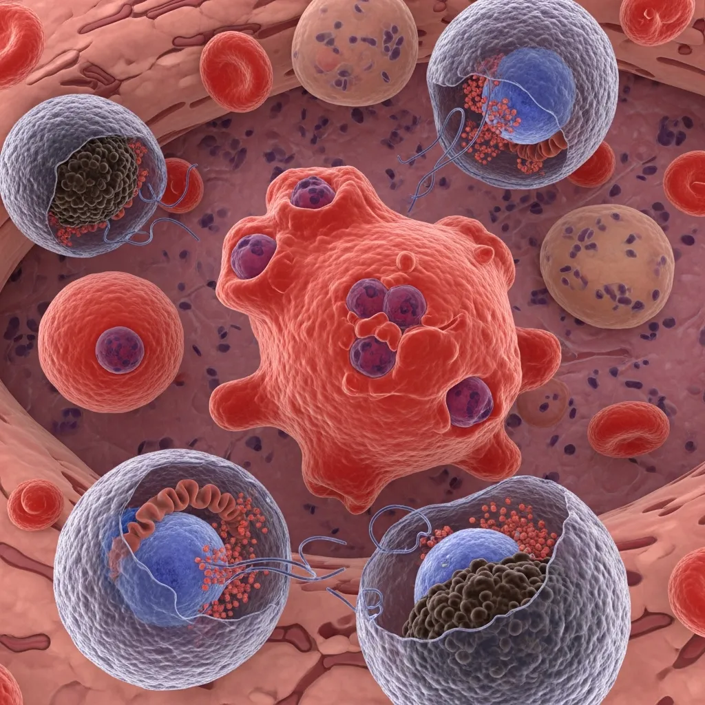 Development of ineffective erythropoiesis in bone marrow