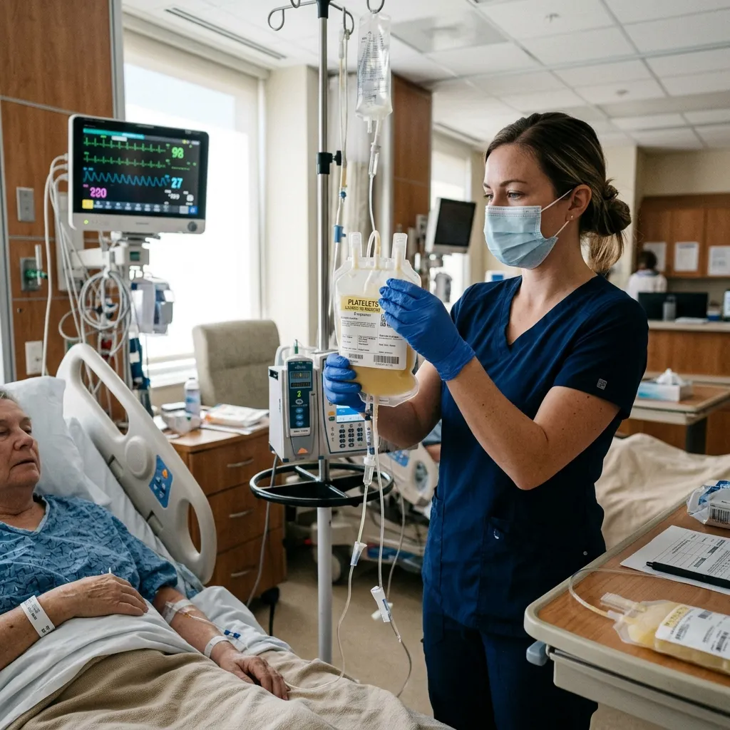 Indications for platelet transfusion and usage thresholds