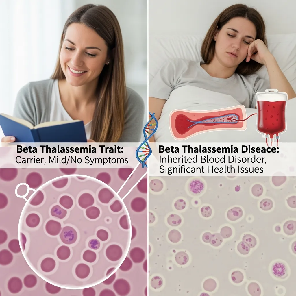 What Is Beta Thalassemia Trait and How Does It Differ from the Disease