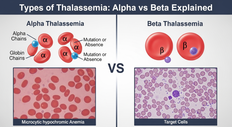 types of thalassemia